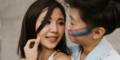LGBTQ Asian couple 