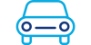 Blue vehicle icon